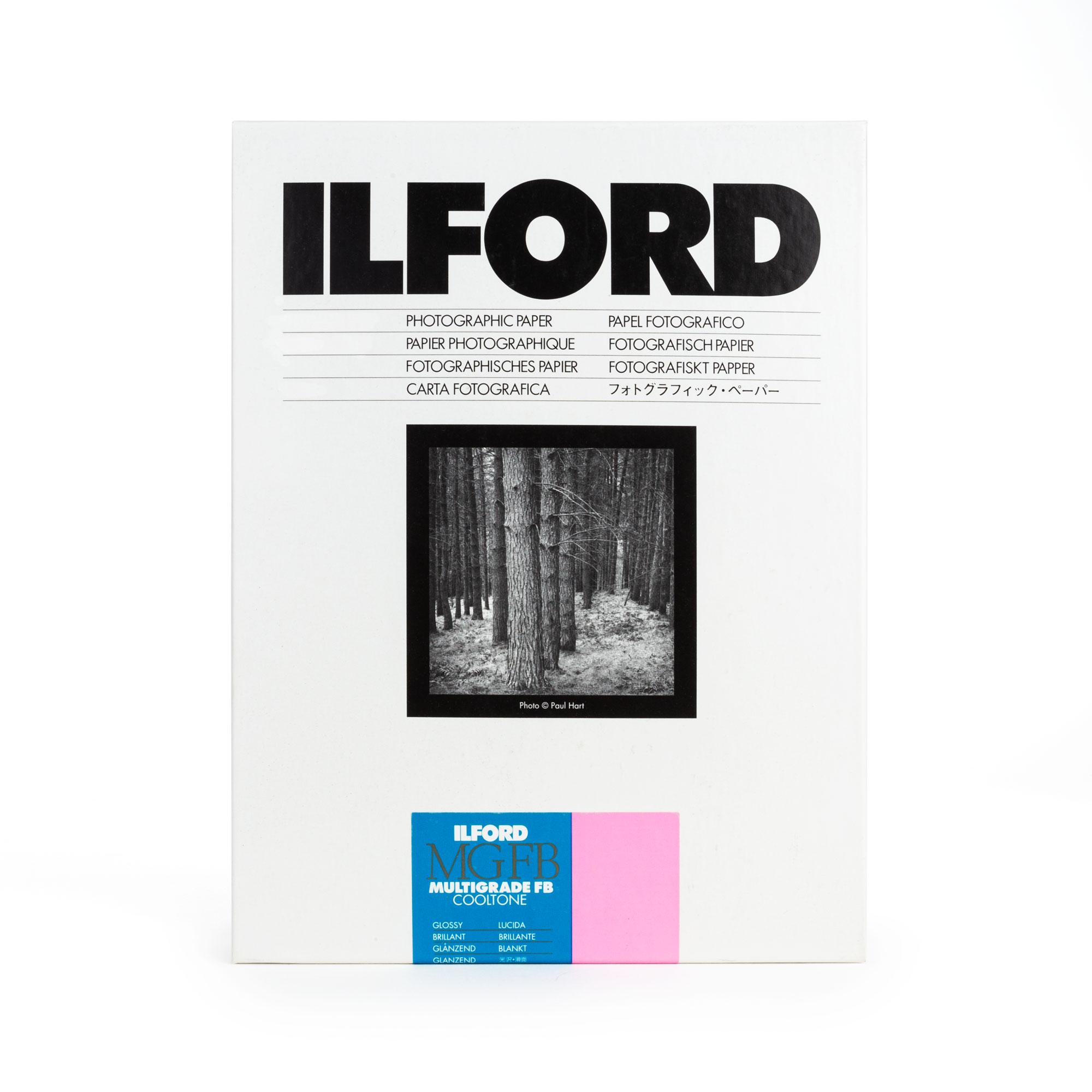 Ilford Multigrade FB Cooltone 1K lucido 17,8 x 24 cm 100 fogli 