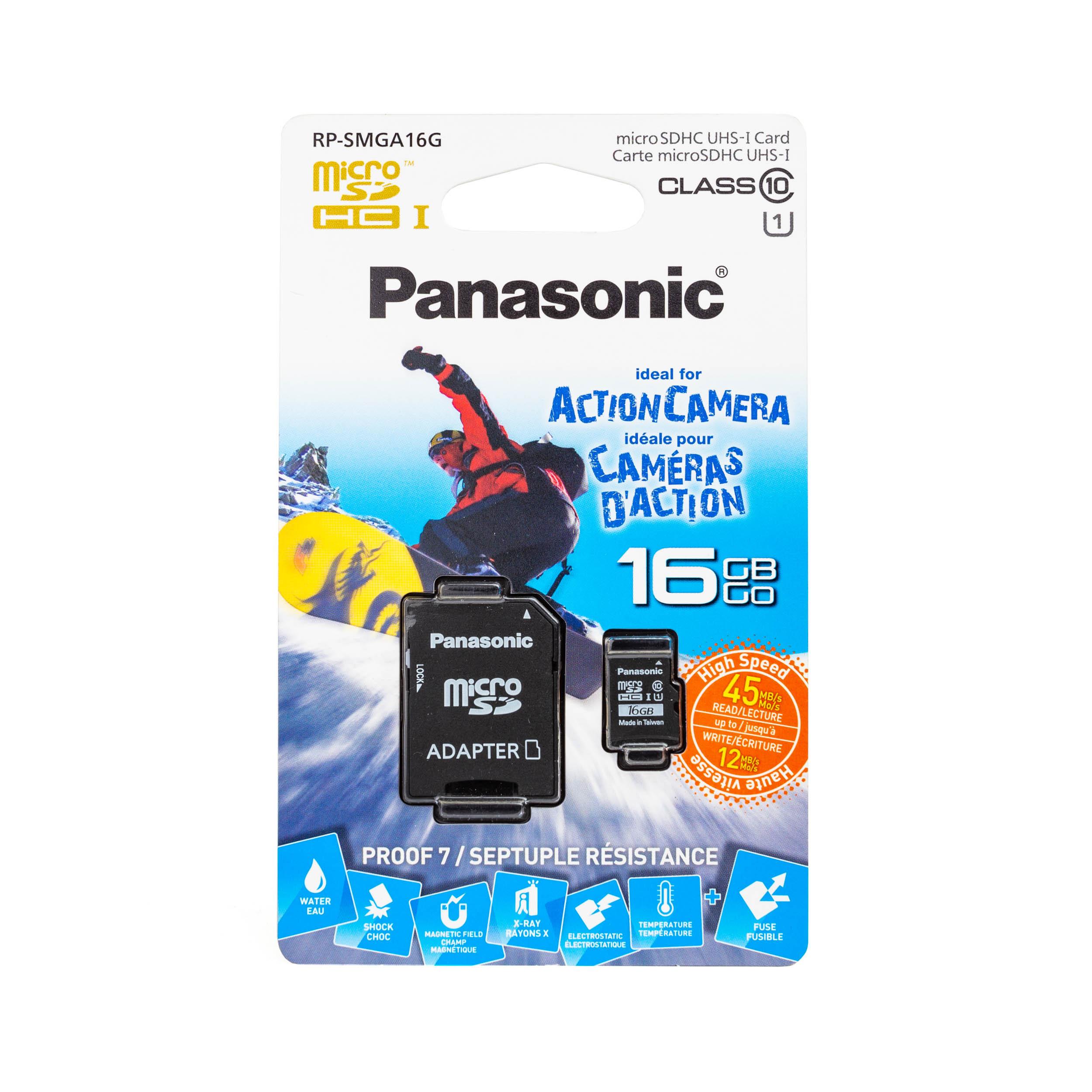 Panasonic microSDHC 16 GB 45 MB / s Class10 UHS-1 U1 