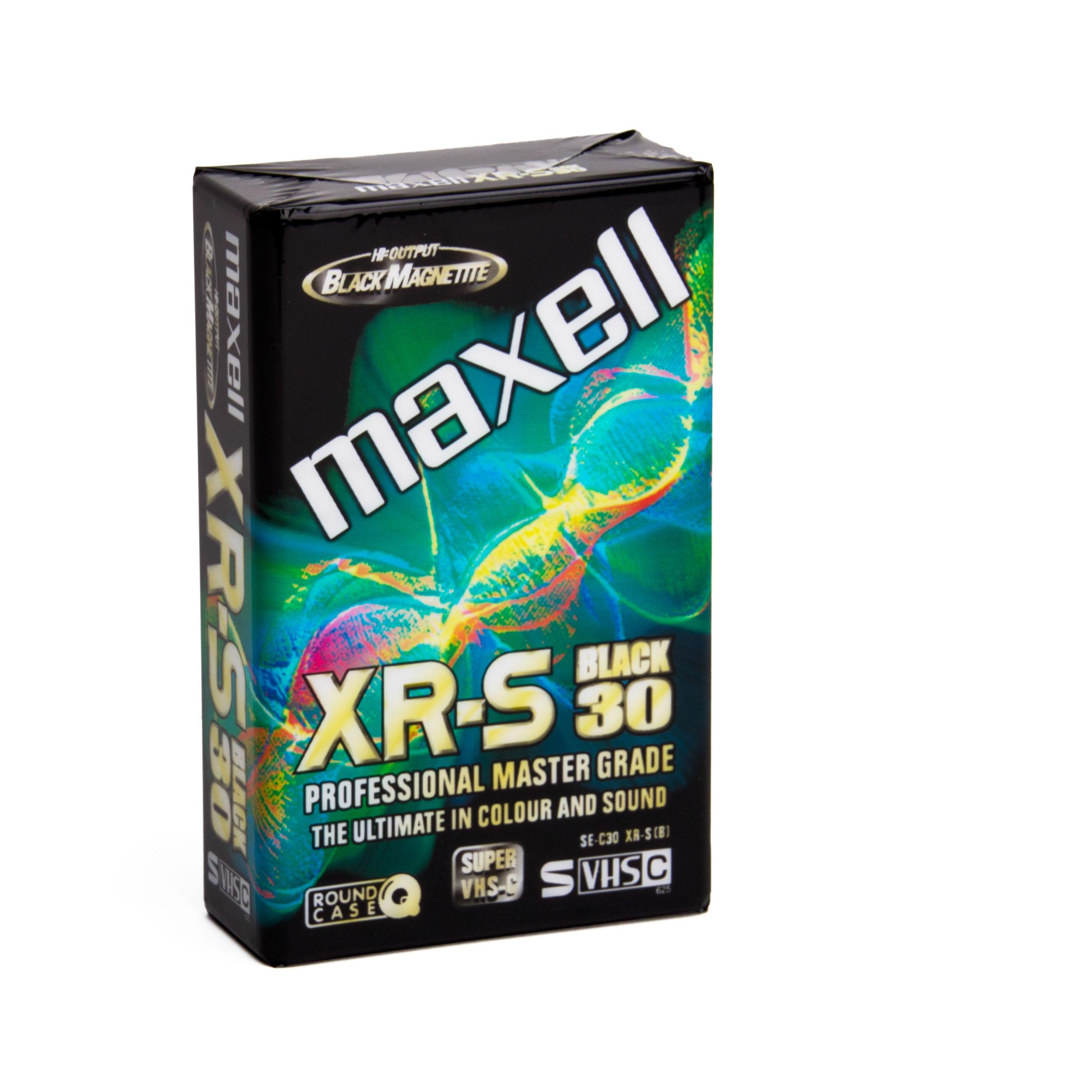 Maxell Xr S Black 30 S Vhs C Cassette Camcorder Empty Cassettes S Vhs Ebay