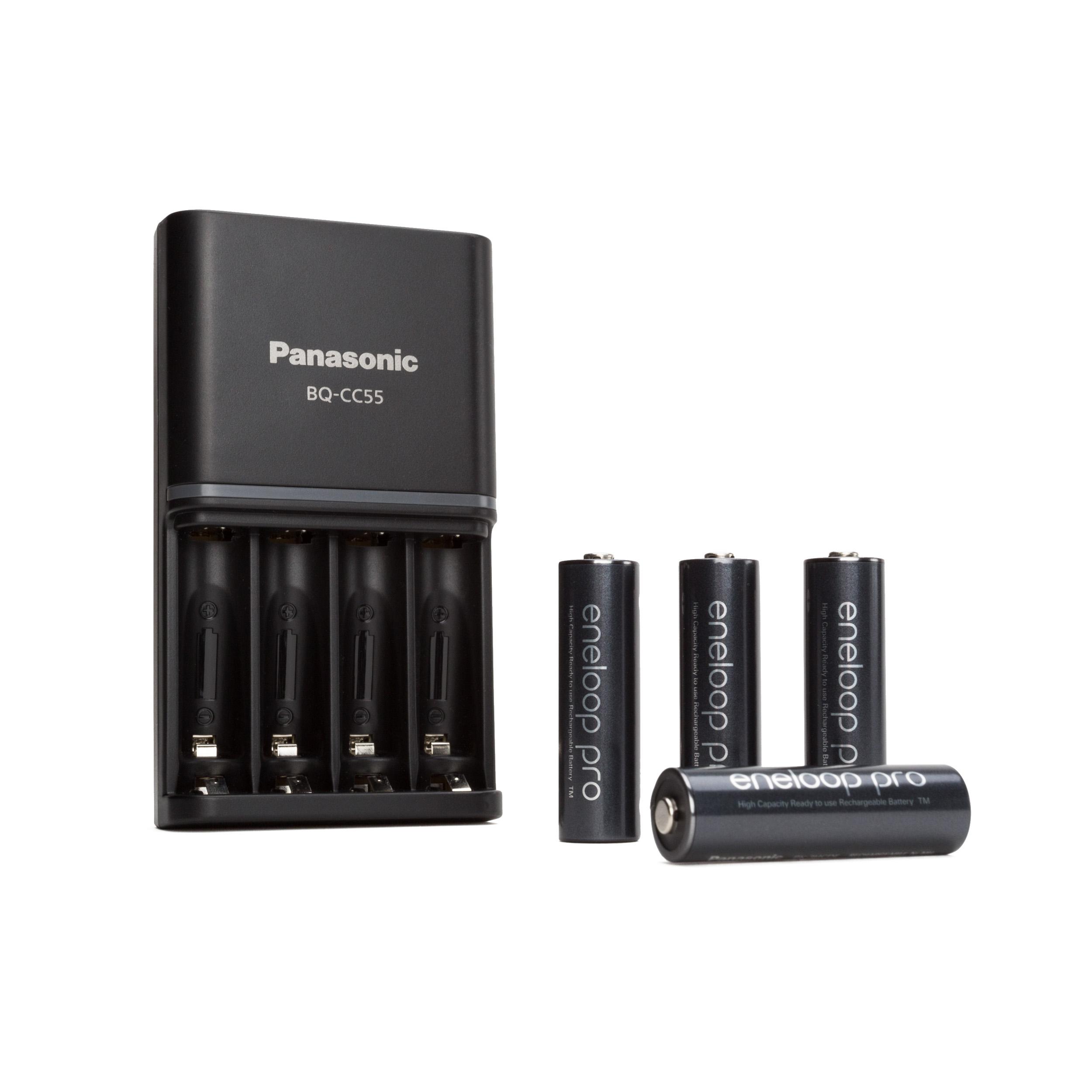 Panasonic Eneloop Pro Ladegerät + 4x AA 2500mAh