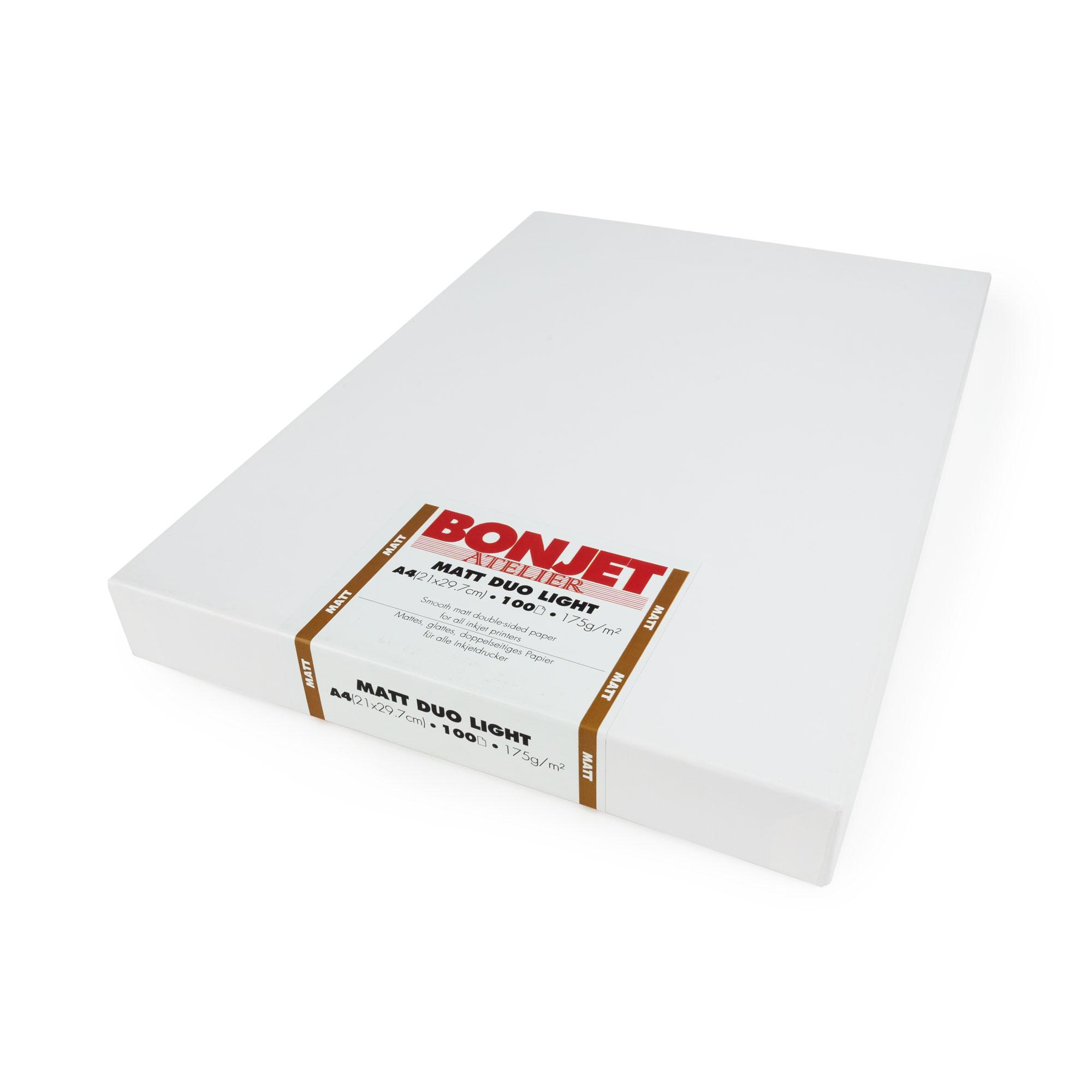 Bonjet Atelier Matt Duo Light 175g format 21 x 29,7 cm ( DIN A4) - 100 feuilles