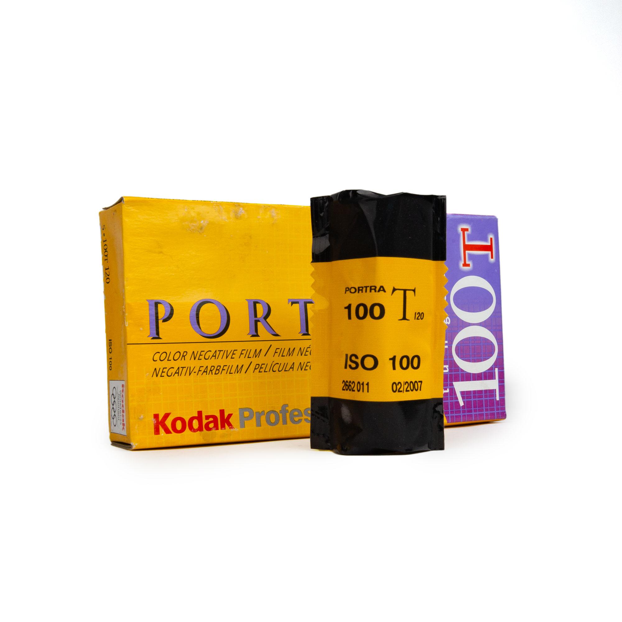 5x Kodak Portra 100T 120 VRAC MHD : 03/2008