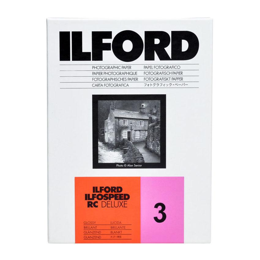 Ilford Ilfospeed RC 0.1M DeLuxe brillant format marchandises 12,7 x 17,8 cm - 500 feuilles