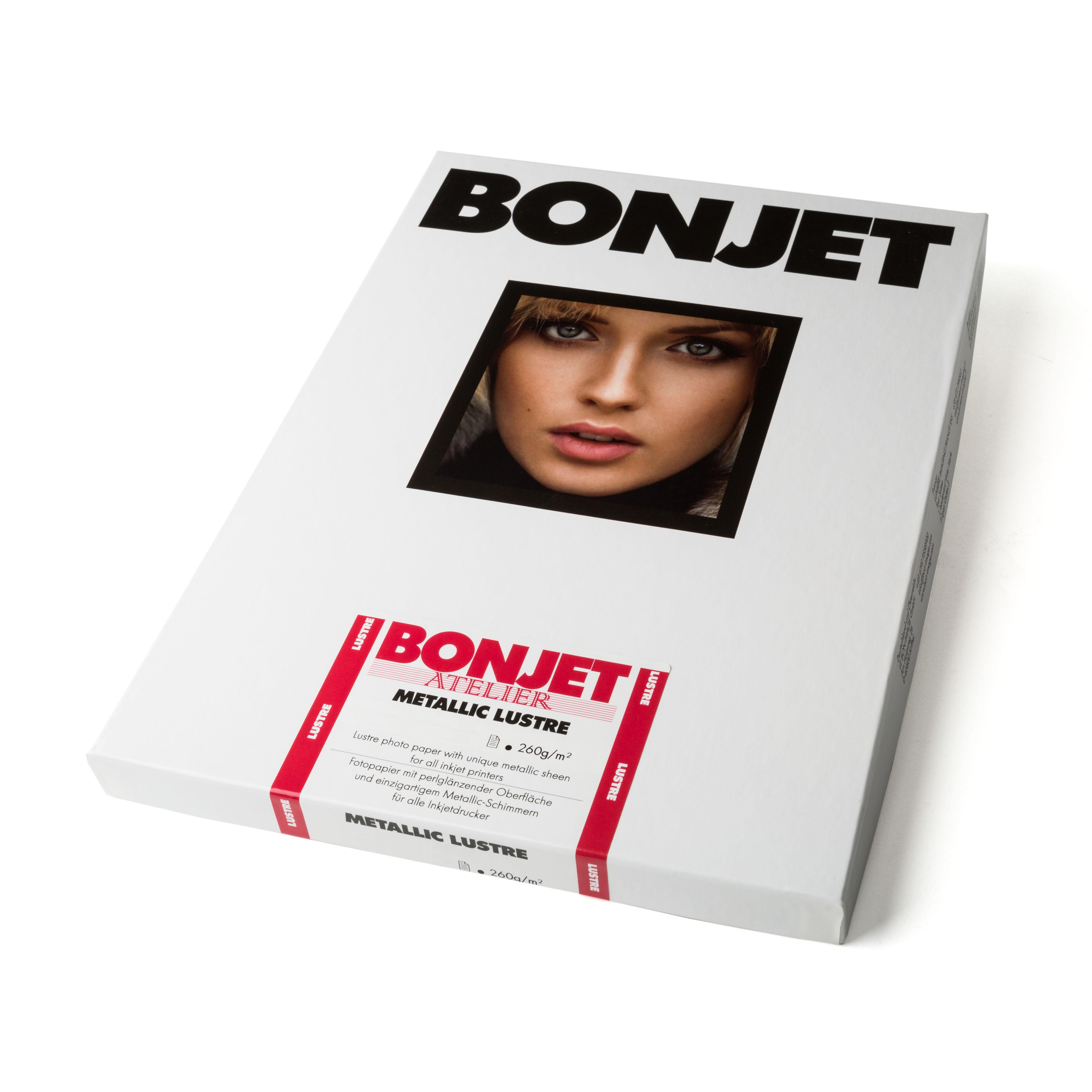 Bonjet Atelier Metallic Lustre 260g marchandise format 29,7 x 42 cm ( DIN A3) - 30 feuilles