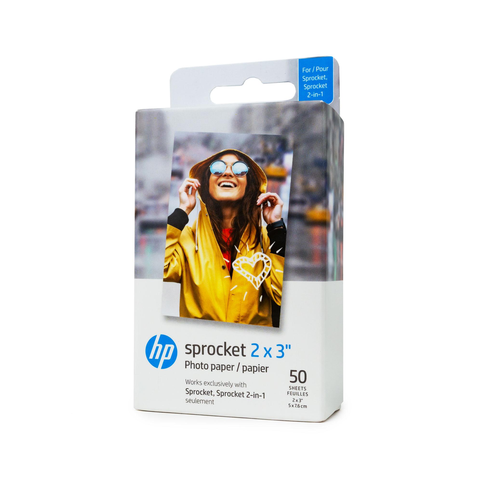 HP Zink Fotopapier 2x3