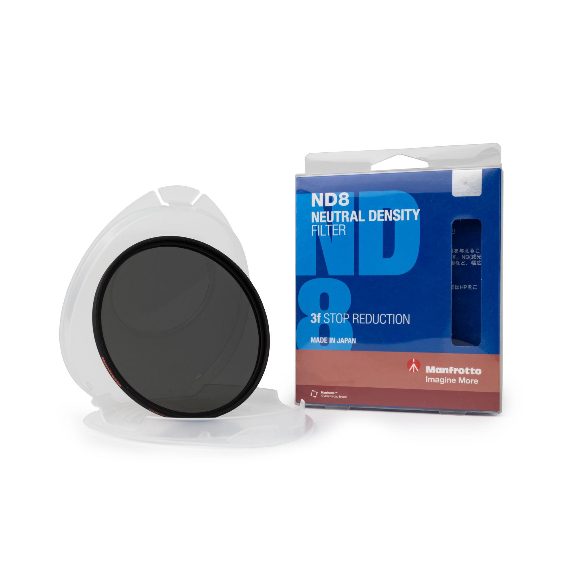 Filtro a vite Manfrotto ND8 - Selezione: Filtro a vite Manfrotto ND8 72 mm