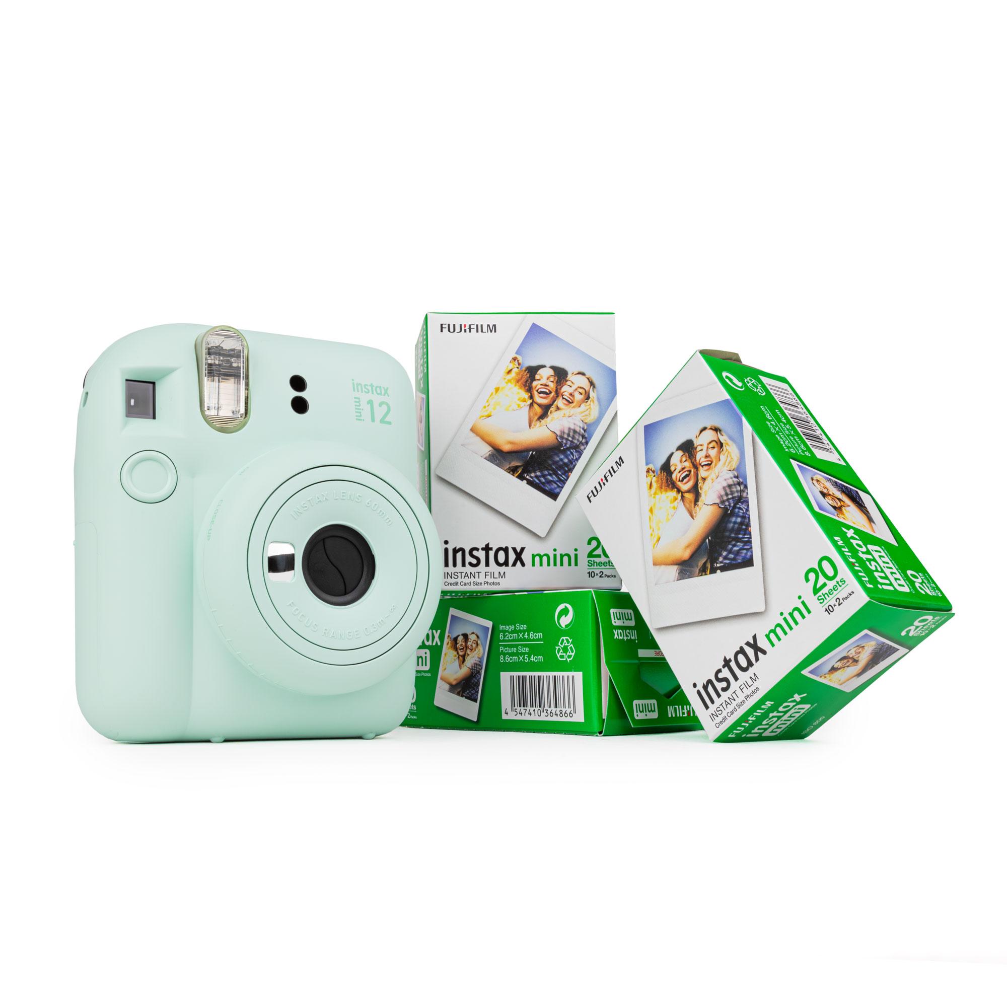 Set Fuji Instax Mini 12 Sofortbildkamera mint green + 3 Film DP