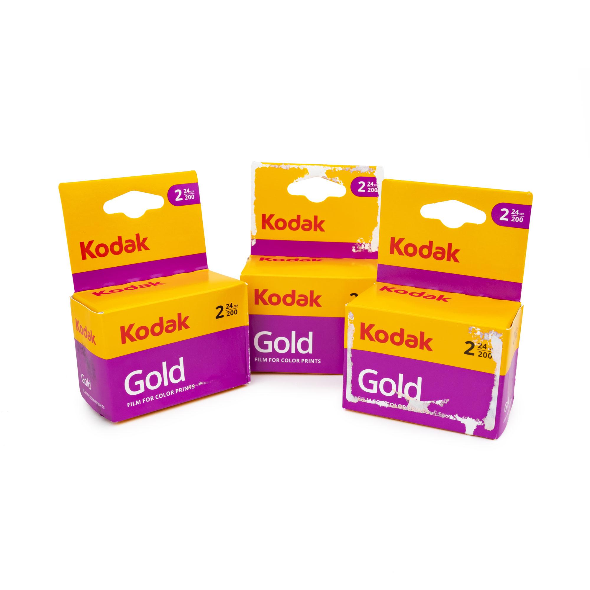 3x B-Ware Kodak Gold 200 135-24 2er 