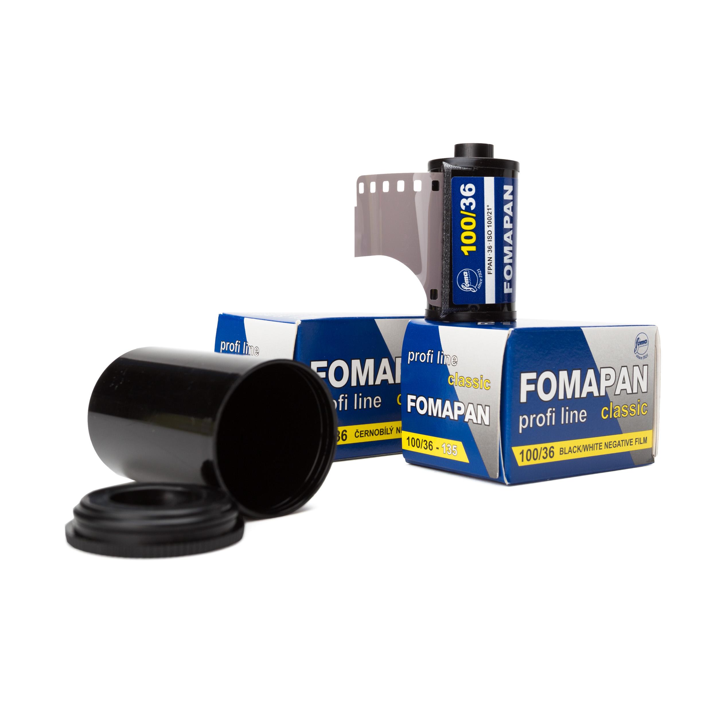 3x Fomapan 100 Classique 135-36