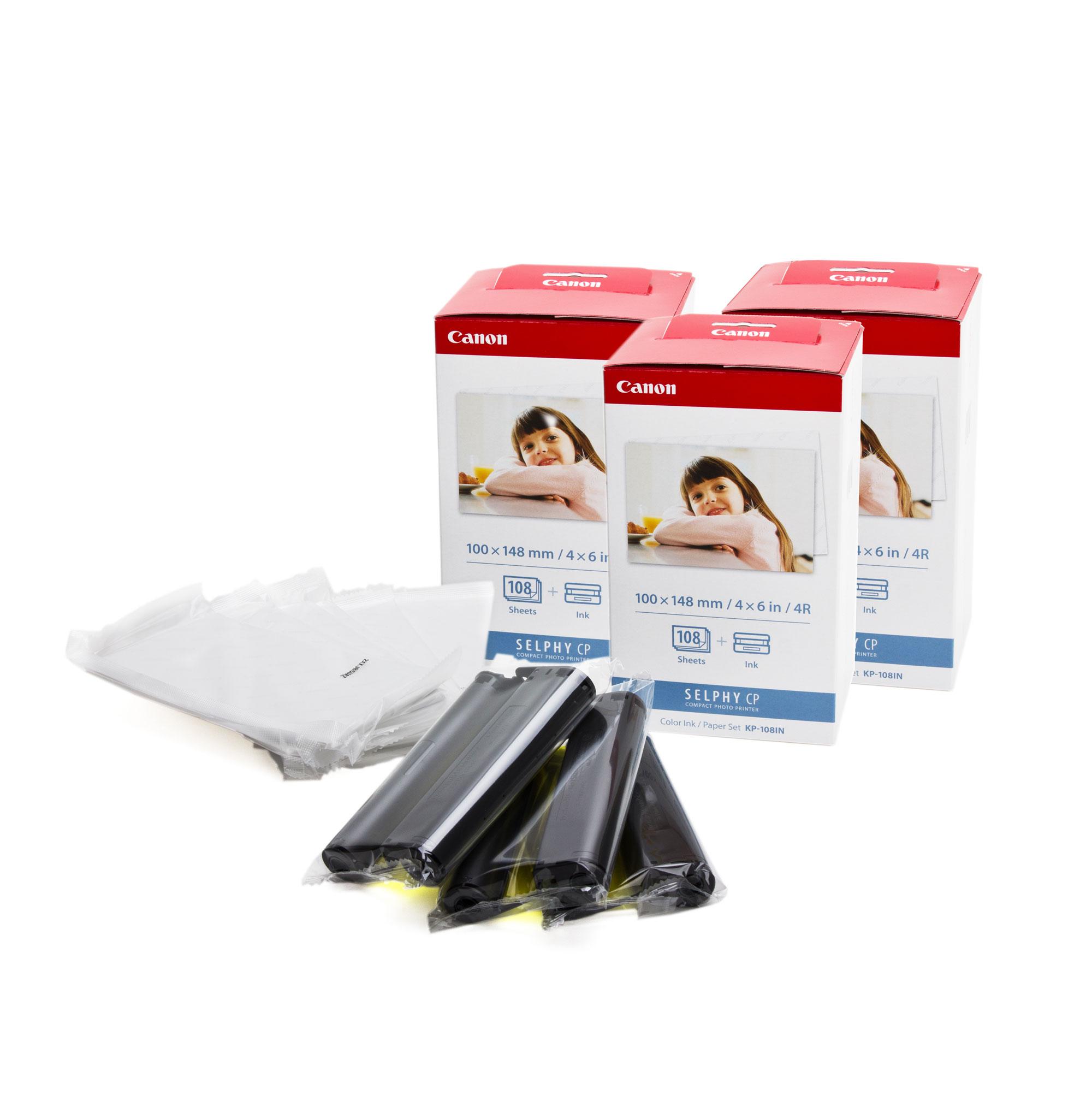 3x Original Ink Cartridges Canon KP-108IN Selphy CP780 CP800 CP810 ...