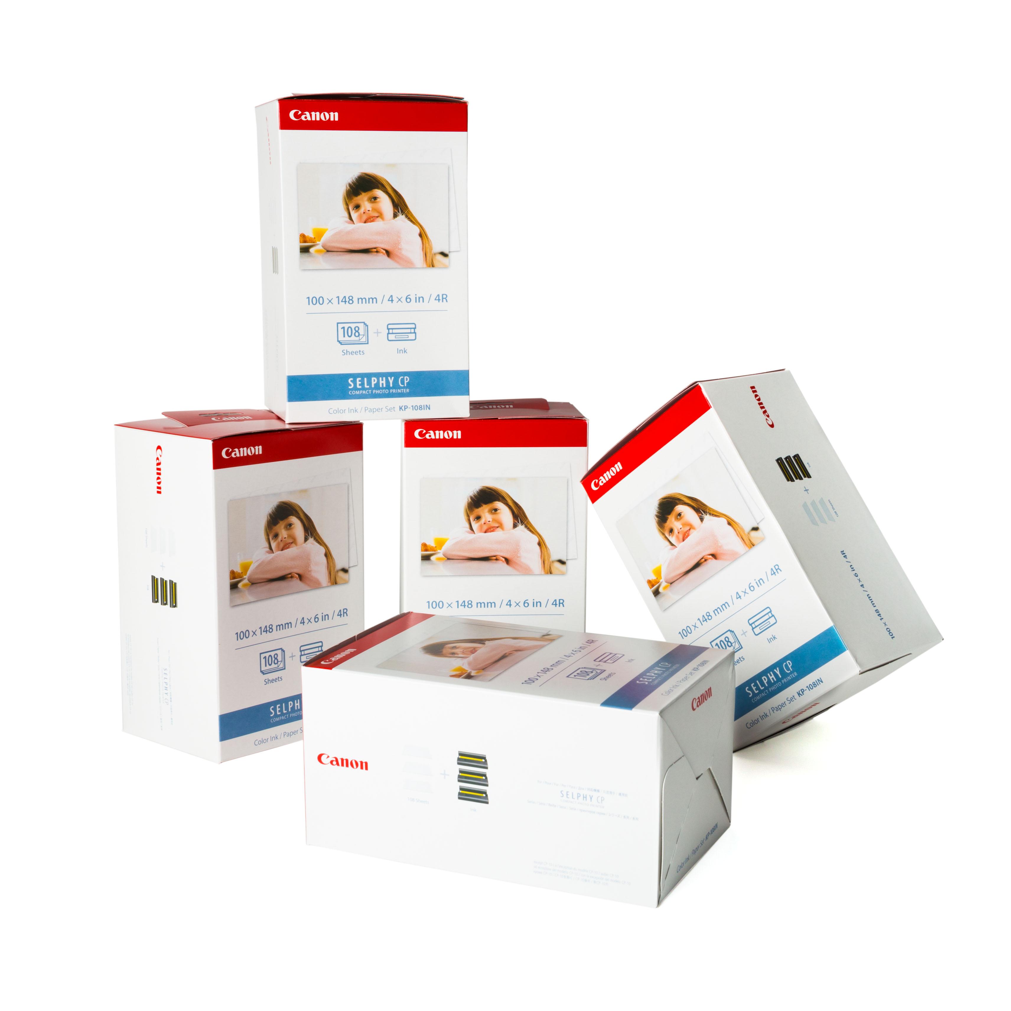 5x Original Ink Cartridges Canon KP-108IN Selphy CP780 CP800 CP810 ...