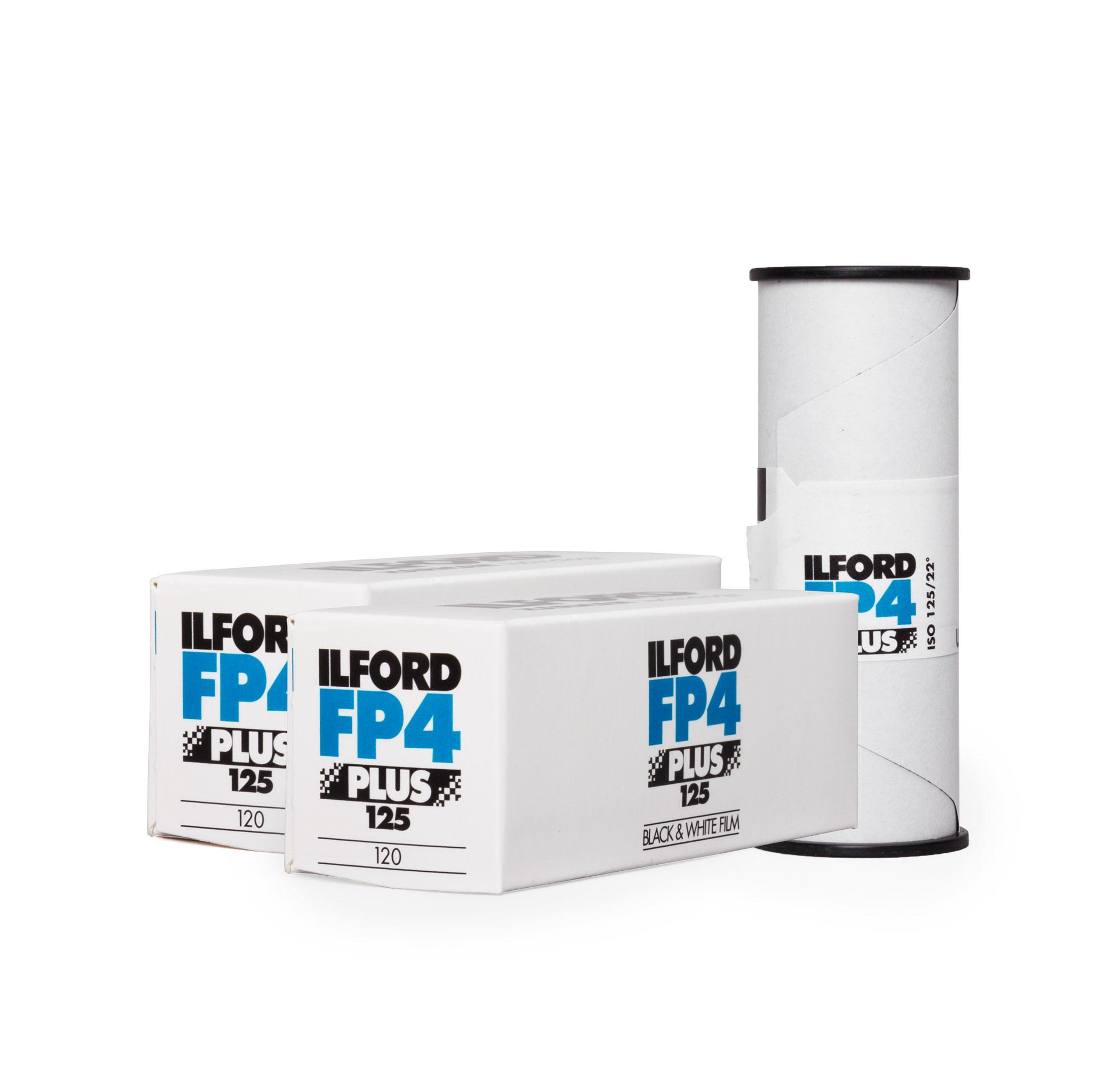 3x Ilford FP4 Plus 125 120 Roll Film Medium Format B/w B/W Black White