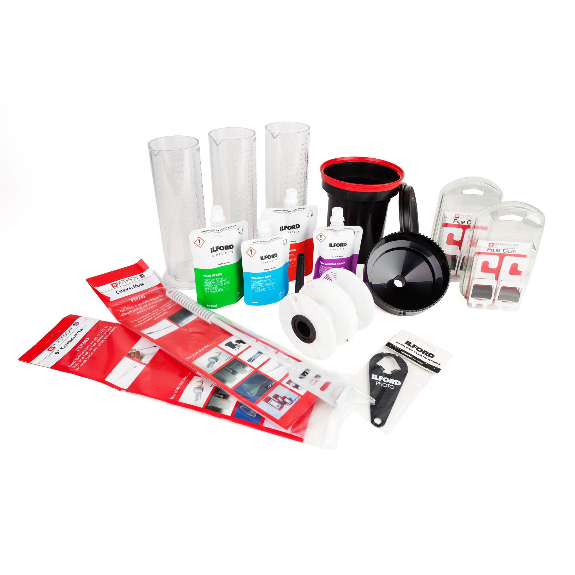 ILFORD PATERSON Film Processing Starter Kit Fotolabor