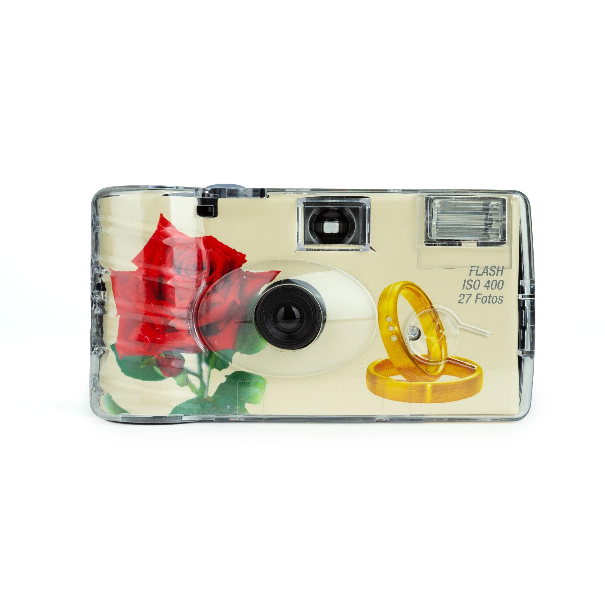 TopShot 400 Fotocamera Usa E Getta Con Flash - Confezione Da 8 Con Pellicola ISO 400, 27 Scatti Per Foto Spontanee