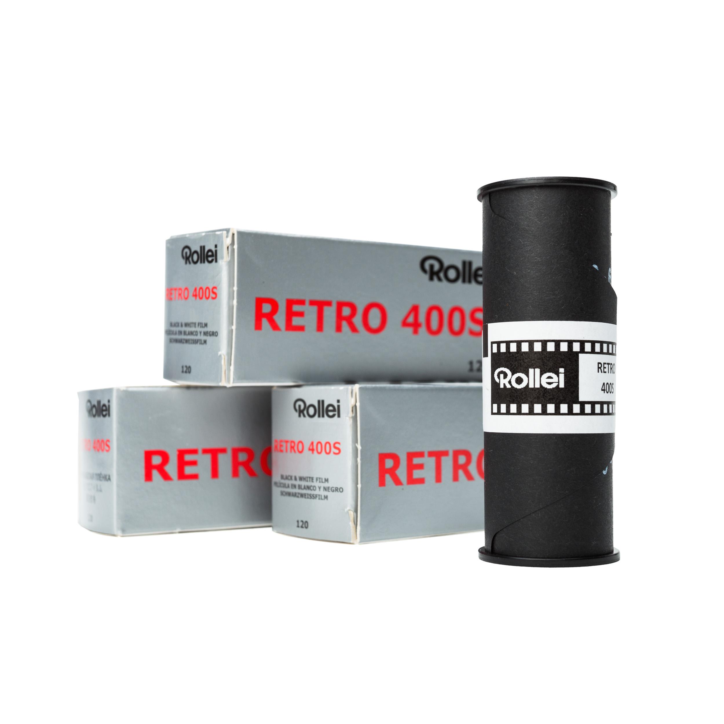 3x Agfa Rollei Retro 400s 400 S 120 roll film b/w B/W Black White Monochrome Film eBay