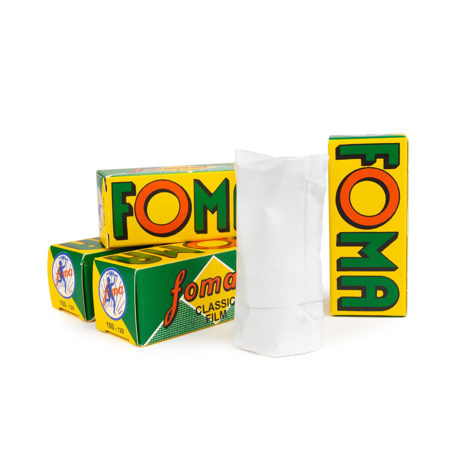 5x Fomapan 100 120 Retro Edition